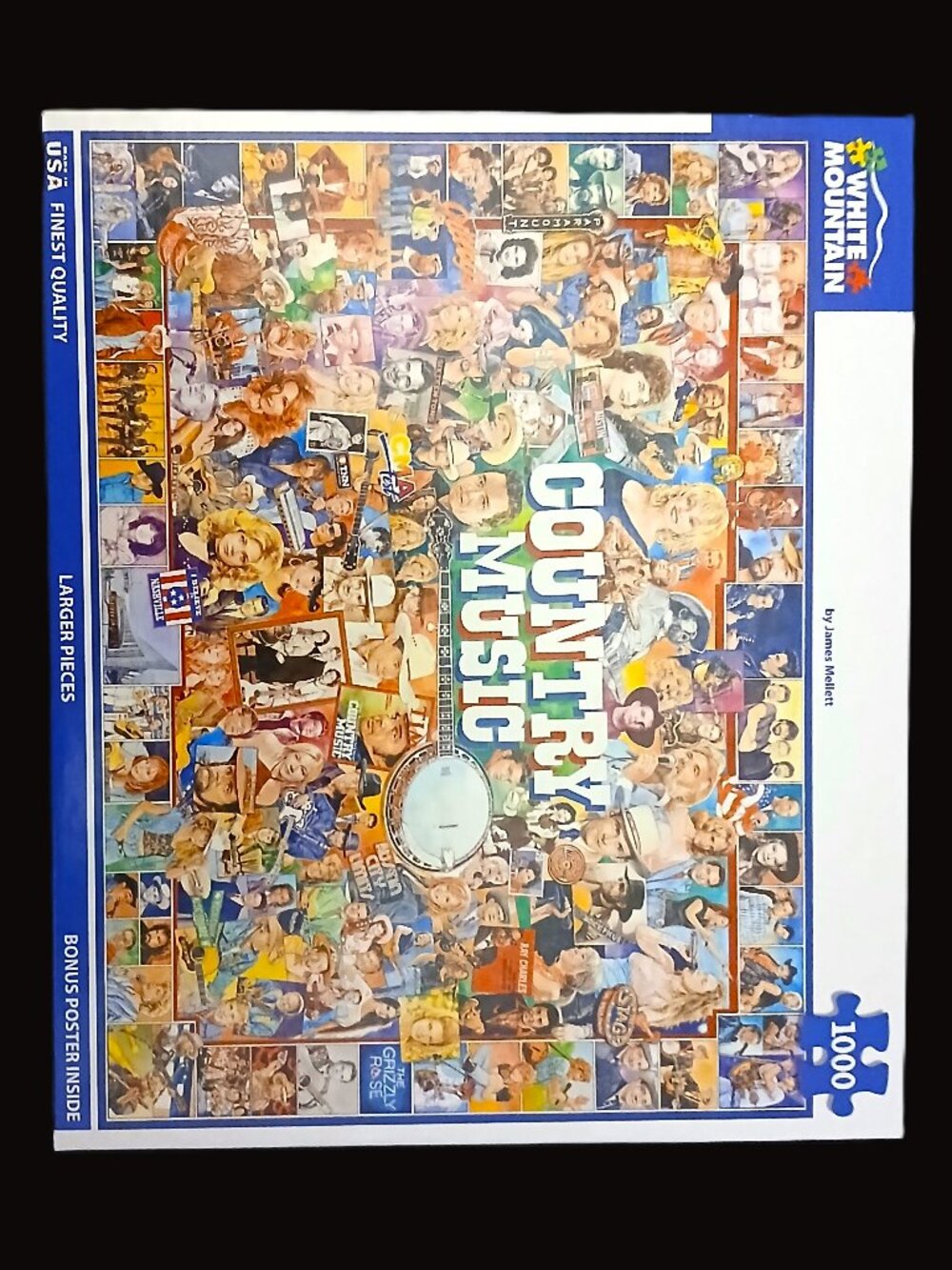 White Mountain "Country Music" Jigsaw Puzzle, 1000 Pieces